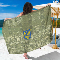 Ukraine Military Vyshyvanka Pattern Sarong Tryzub Emblem Tactical Style - Wonder Print Shop