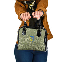 Ukraine Military Vyshyvanka Pattern Shoulder Handbag Tryzub Emblem Tactical Style - Wonder Print Shop