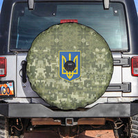 Ukraine Military Vyshyvanka Pattern Spare Tire Cover Tryzub Emblem Tactical Style - Wonder Print Shop
