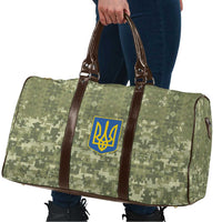Ukraine Military Vyshyvanka Pattern Travel Bag Tryzub Emblem Tactical Style - Wonder Print Shop