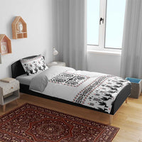Ukraine Military Vyshyvanka Pattern Bedding Set Ukrainian Heritage White Tactical Style - Wonder Print Shop