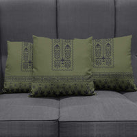 Ukraine Military Vyshyvanka Pattern Pillow Cover Ukrainian Heritage Green Tactical Style - Wonder Print Shop