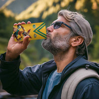 Custom Australia Rugby 4 in 1 Can Cooler Tumbler Wallabies Mascot Sporty Style - Wonder Print Shop