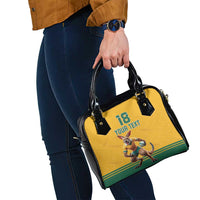 Custom Australia Rugby Shoulder Handbag Wallabies Mascot Sporty Style - Wonder Print Shop