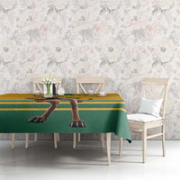 Custom Australia Rugby Tablecloth Wallabies Mascot Sporty Style - Wonder Print Shop