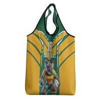 Custom Australia Rugby Grocery Bag Koala Mascot Sporty Style - Wonder Print Shop