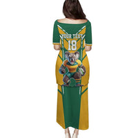 Custom Australia Rugby Puletasi Koala Mascot Sporty Style - Wonder Print Shop