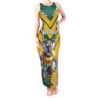 Custom Australia Rugby Tank Maxi Dress Koala Mascot Sporty Style - Wonder Print Shop