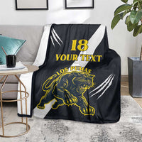 Custom Argentina Rugby Blanket Pumas Mascot - Wonder Print Shop