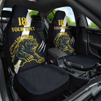 Custom Argentina Rugby Car Seat Cover Pumas Mascot - Wonder Print Shop