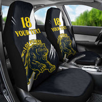 Custom Argentina Rugby Car Seat Cover Pumas Mascot - Wonder Print Shop