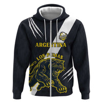 Custom Argentina Rugby Hoodie Pumas Mascot - Wonder Print Shop