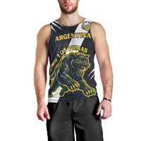Custom Argentina Rugby Men Tank Top Pumas Mascot - Wonder Print Shop