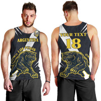 Custom Argentina Rugby Men Tank Top Pumas Mascot - Wonder Print Shop