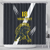 Custom Argentina Rugby Shower Curtain Pumas Mascot - Wonder Print Shop