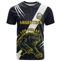 Custom Argentina Rugby T Shirt Pumas Mascot - Wonder Print Shop