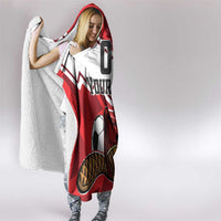 Custom Canada Football Hooded Blanket Beavers Mascot