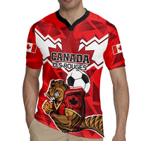 Custom Canada Football Rugby Jersey Beavers Mascot - Wonder Print Shop