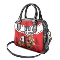 Custom Canada Football Shoulder Handbag Beavers Mascot