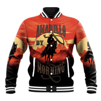 Rodeo Cowboy Baseball Jacket Amarillo By Morning - Wonder Print Shop