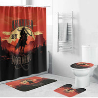 Rodeo Cowboy Bathroom Set Amarillo By Morning - Wonder Print Shop