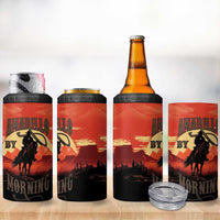 Rodeo Cowboy 4 in 1 Can Cooler Tumbler Amarillo By Morning - Wonder Print Shop