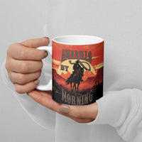 Rodeo Cowboy Ceramic Mug Amarillo By Morning - Wonder Print Shop