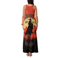 Rodeo Cowboy Family Matching Tank Maxi Dress and Hawaiian Shirt Amarillo By Morning - Wonder Print Shop