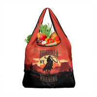 Rodeo Cowboy Grocery Bag Amarillo By Morning - Wonder Print Shop