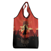 Rodeo Cowboy Grocery Bag Amarillo By Morning - Wonder Print Shop
