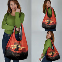 Rodeo Cowboy Grocery Bag Amarillo By Morning - Wonder Print Shop