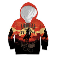 Rodeo Cowboy Kid Hoodie Amarillo By Morning - Wonder Print Shop