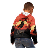 Rodeo Cowboy Kid Hoodie Amarillo By Morning - Wonder Print Shop