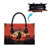 Rodeo Cowboy Leather Bag Amarillo By Morning - Wonder Print Shop
