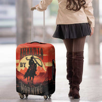 Rodeo Cowboy Luggage Cover Amarillo By Morning - Wonder Print Shop