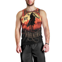 Rodeo Cowboy Men Tank Top Amarillo By Morning - Wonder Print Shop