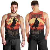 Rodeo Cowboy Men Tank Top Amarillo By Morning - Wonder Print Shop