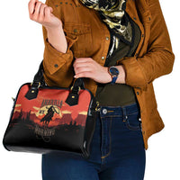 Rodeo Cowboy Shoulder Handbag Amarillo By Morning - Wonder Print Shop