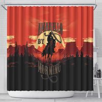 Rodeo Cowboy Shower Curtain Amarillo By Morning - Wonder Print Shop
