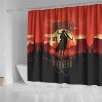 Rodeo Cowboy Shower Curtain Amarillo By Morning - Wonder Print Shop