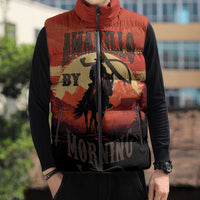 Rodeo Cowboy Sleeveless Puffer Jacket Amarillo By Morning - Wonder Print Shop