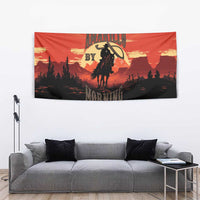 Rodeo Cowboy Tapestry Amarillo By Morning - Wonder Print Shop
