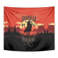 Rodeo Cowboy Tapestry Amarillo By Morning - Wonder Print Shop