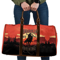 Rodeo Cowboy Travel Bag Amarillo By Morning - Wonder Print Shop