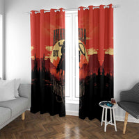 Rodeo Cowboy Window Curtain Amarillo By Morning - Wonder Print Shop