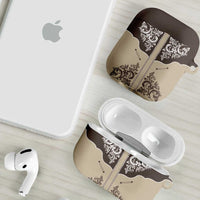 Vintage Western Cowboy AirPods Case Brown Version - Wonder Print Shop