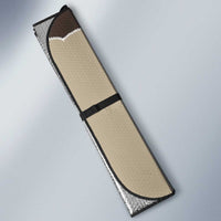 Vintage Western Cowboy Auto Sun Shade Brown Version - Wonder Print Shop