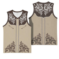 Vintage Western Cowboy Basketball Jersey Brown Version - Wonder Print Shop