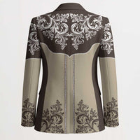 Vintage Western Cowboy Blazer Brown Version - Wonder Print Shop