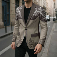 Vintage Western Cowboy Blazer Brown Version - Wonder Print Shop